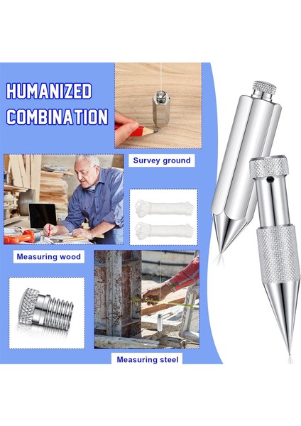 Altıgen Çelik Plumbbob, 2 Adet Plumb Bobwith String 8 Ons, 5 Ons Plumbbob Ağırlık Inşaat Carpenterersurveyor (Yurt Dışından) fiyatları