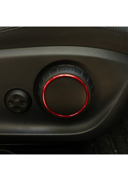 6pcs Araba Koltuğu Ayar Anahtarı Düğme Halkası Kapağı Trim Mercedes Için Kırmızı A B Gla Cla Sınıf W176 W117 W246 C117 A180 (Yurt Dışından) modelleri