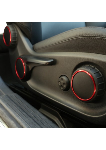 6pcs Araba Koltuğu Ayar Anahtarı Düğme Halkası Kapağı Trim Mercedes Için Kırmızı A B Gla Cla Sınıf W176 W117 W246 C117 A180 (Yurt Dışından) fırsatları