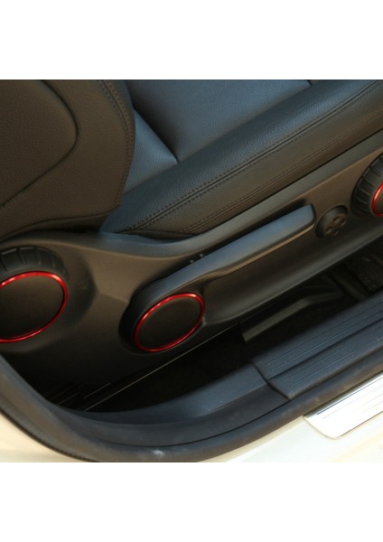 6pcs Araba Koltuğu Ayar Anahtarı Düğme Halkası Kapağı Trim Mercedes Için Kırmızı A B Gla Cla Sınıf W176 W117 W246 C117 A180 (Yurt Dışından) indirimleri