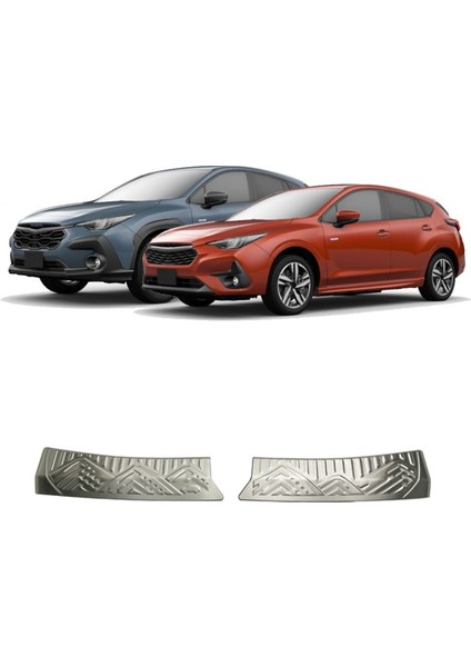 Subaru Impreza Crosstrek Için 2024 Arka Tampon Koruyucu Bagaj Kapısı Giriş Sill Koruyucusu Çizelge Karşıtı Aksesuarlar (Yurt Dışından) fiyatları