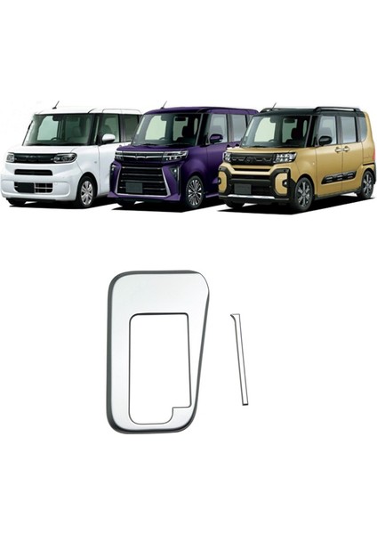 Daihatsu Tanto Için 2020-2023 Rhd Center Conlose Dişli Vardiyalı Panle Kapak Çerçevesi Trim Araç Aksesuarları, Gümüş (Yurt Dışından) modelleri