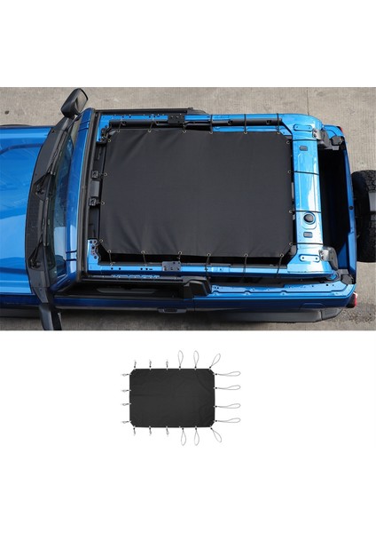 Ford Bronco 2021-2024 Için Yumuşak Üst Araba Anti Uv Güneş Koruma Güneşlik Örtüsü (Yurt Dışından) fiyatları