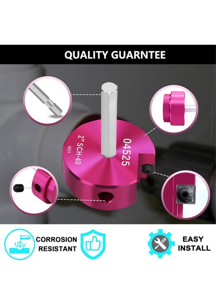 1pcs Pvc Boru Raybosu 2inch Blade Kafası, Pvc Boru Temizleme Raybası Boru Onarım Planı Için 3/8 Inç Hex Mil (Yurt Dışından) indirimleri