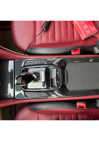 Mg Hs 2020-2024 Için Abs Karbon Fiber Otomobil Merkezi Conlose Dişli Vites Paneli Kapak Trim Iç Aksesuarlar (Yurt Dışından) fırsatları