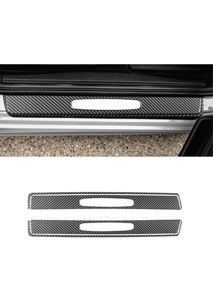 Porsche 718 982 2016-2022 Karbon Fiber Araba Kapı Koruma Eşik Şeridi Döşeme Sticker Iç Aksesuarlar (Yurt Dışından) fırsatları