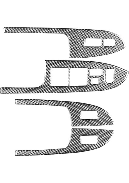 Honda Accord Için 2003-2007 Lhd Karbon Fiber Pencere Kaldırma Anahtarı Panel Iç Aksesuarlar (Yurt Dışından)