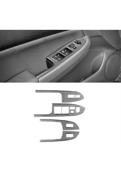 Honda Accord Için 2003-2007 Lhd Karbon Fiber Pencere Kaldırma Anahtarı Panel Iç Aksesuarlar (Yurt Dışından) modelleri