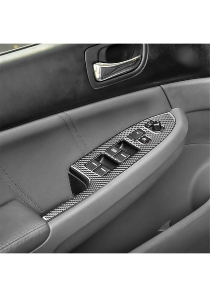 Honda Accord Için 2003-2007 Lhd Karbon Fiber Pencere Kaldırma Anahtarı Panel Iç Aksesuarlar (Yurt Dışından) fırsatları