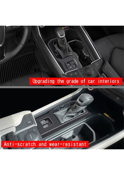 Toyota Grand Highlander 2024 Lhd Için Araç Dişli Vites Paneli Kapak Vardiyalı Panel Çerçeve Karbon Fiber Trim (Yurt Dışından) modelleri