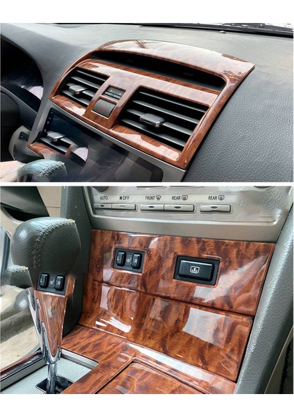 Toyota Camry 2006-2011 Için Ön Merkez Klima Havalandırma Çıkış Kapağı ve Arka Klima Havalandırma Çıkış Kapağı (Yurt Dışından) fırsatları
