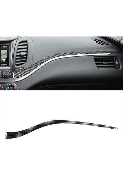 Chevy Impala Için 2014-2020 Yumuşak Karbon Fiber Araç Ko-Pilot Gösterge Tablosu Trim Şerit Kapak Döşeme Sticter Aksesuarları (Yurt Dışından) fırsatları