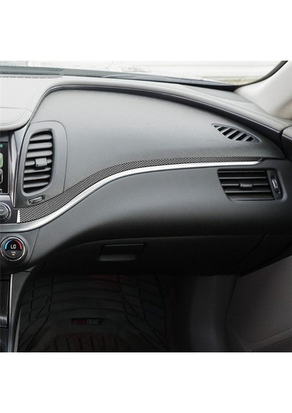 Chevy Impala Için 2014-2020 Yumuşak Karbon Fiber Araç Ko-Pilot Gösterge Tablosu Trim Şerit Kapak Döşeme Sticter Aksesuarları (Yurt Dışından) indirimleri