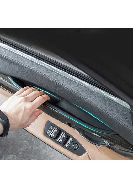 Bmw Için 4x- 7 Serisi F02 2008-2014 Kapı Çekme Tutamak Kapakları, Arka Kapı Kolu Taşıyıcı Döşeme Kapağı Kiti, Sol+Sağ Arka (Yurt Dışından) indirimleri