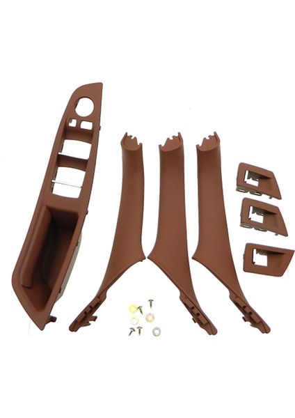 3x Rhd Araba Iç Kapı Tutucu Iç Kapı Paneli -Bmw 5 Serie F10 F11 520 525 Kırmızı -Brown Rhd Için (Yurt Dışından) modelleri
