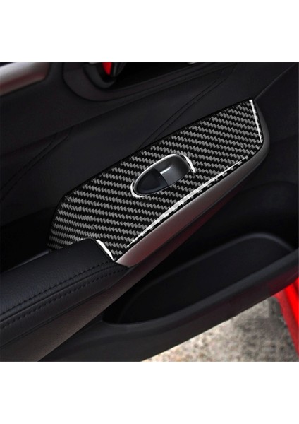 Honda Civic Için Karbon Fiber 8. 2006-2011 Araba Pencere Asansör Anahtarı Kapak Çıkartma Trim Aksesuarları, Rhd (Yurt Dışından) indirimleri