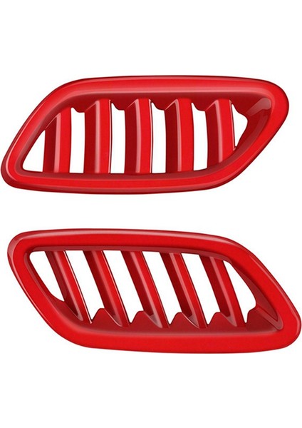 Araba Ön Hava Havalandırma Gösterge Tablosu Klima Çarşı Çerçeve Kapak Döşeme Hyundai Kona 2024+ Kırmızı (Yurt Dışından)