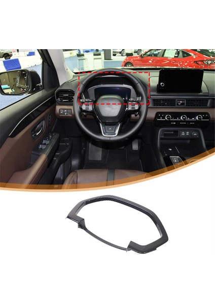 Gösterge Tablosu Ölçer Paneli Çerçeve Honda Pilot 2023 2024 Aksesuarlar Abs Karbon Fiber (Yurt Dışından) indirimleri