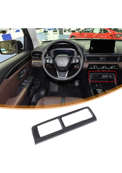 Honda Pilot Için 2023 2024 Abs Karbon Fibe Merkezi Kontrol Çakta Panel Çerçevesi Kapak Trim Aksesuarları (Yurt Dışından) fiyatları