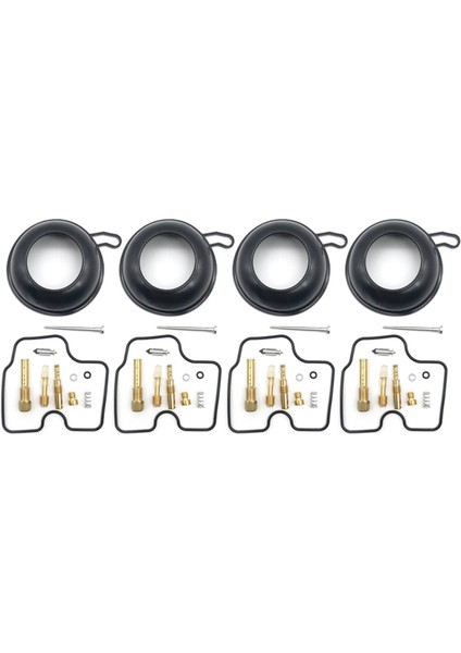 4x Motosycle Aksesuarları Piston Diyafram Float Honda CB400 CBR400 Için Karbüratör Onarım Kiti (Yurt Dışından)
