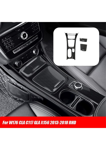 Rhd Araç Konsolu Dişli Vites Değiştirme Su Kupası Tutucu Mercedes Benz W176 Için Cla C117 Gla X156 2013-2018 (Yurt Dışından) modelleri