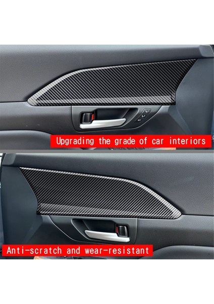 Araba Iç Kapı Paneli Kapağı Kapak Araba Kapısı Karbon Fiber Dekoratif Şeritler Toyota Grand Highlander 2024 (Yurt Dışından) fırsatları