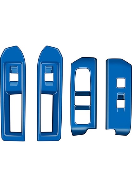 Toyota Tacoma 2024 Lhd Mavi Için Araba Penceresi Cam Asansör Kapağı Döşeme Pencere Anahtarı Düğmesi Panel Çerçevesi (Yurt Dışından)