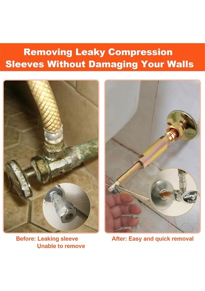 Sıkıştırma Kılıf Çekme Aracı 1/2 Inçlik Sıkıştırma Bağlantı Noktaları Için Ferrule Çekme, Sıkıştırma Halkası Çıkarma Aracı Borusunu Durdur (Yurt Dışından) modelleri
