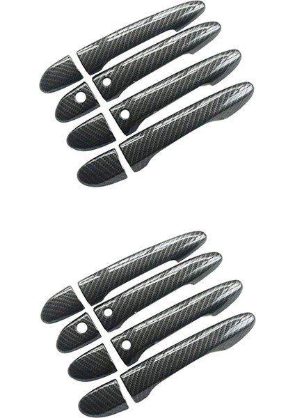 16X Sport Karbon Fiber Tarzı Kapı Koyu Mazda 2 3 6 Cx-3 Cx-5 Cx-9 (Anahtarsız Deliklerle) (Yurt Dışından)