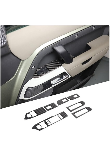 Land Rover Defender Için Karbon Fiber 110 2020-2024 Kapı Pencere Asansör Düğmesi Kapak Trim Iç Aksesuarlar (Yurt Dışından) fiyatları