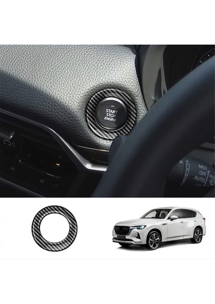 Mazda Cx-60 2022 2023 Için Araba Başlat Motor Durdur Motoru Baskı Kapağı Halk Kapağı Çıkartma Iç Aksesuarlar C (Yurt Dışından) modelleri