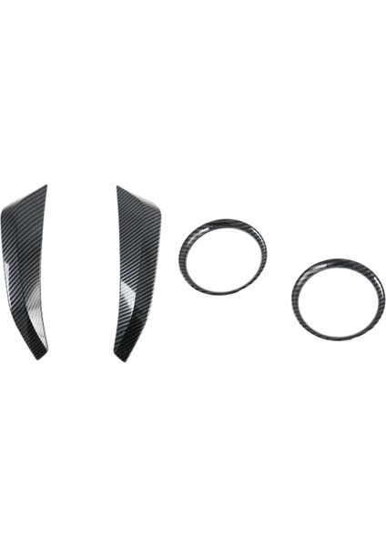 Nissan Navara NP300 16-21 Için Ön Ac Çıkış Havalandırma Çerçevesi Kaplama ile Orta Konsol Gösterisi Paneli Kapak Döşeme (Yurt Dışından)