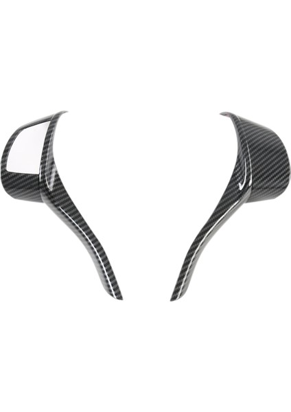 Nissan Navara Için NP300 2016-2021 Karbon Fiber Araç Direksiyon Simidi Paneli Düğmesi Kapak Trim Dekoratif Etiket Aksesuarları (Yurt Dışından)