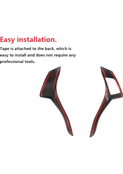 Nissan Navara Için NP300 2016-2021 Karbon Fiber Araç Direksiyon Simidi Paneli Düğmesi Kapak Trim Dekoratif Etiket Aksesuarları (Yurt Dışından) indirimleri