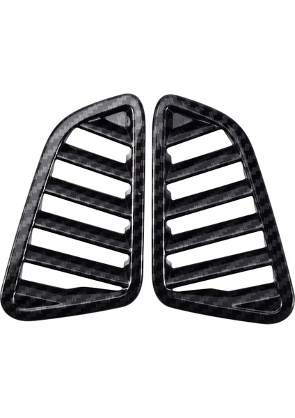 Nissan Navara Için NP300 2016-2019 Araç Karbon Klima Çıkış Havalandırma Çerçevesi Kapak Trim Sticker Aksesuarları (Yurt Dışından)