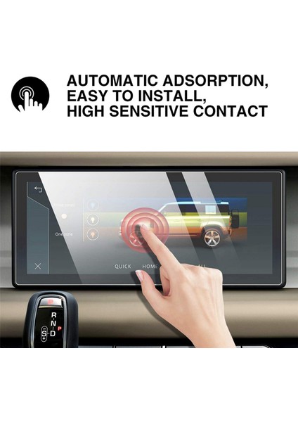 Land Rover Defender Için 2x 90 110 2020-2022 10 Inç Gps Navigasyon Dokunmatik Koruyucu Ekran Temperli Cam Film (Yurt Dışından) fırsatları