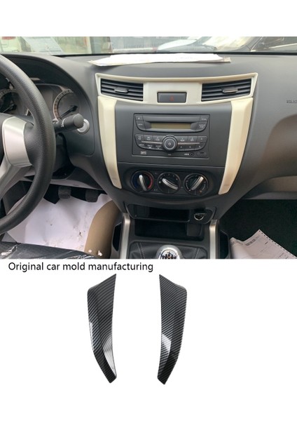 Nissan Navara Için NP300 2016-2021 Karbon Fiber Otomobil Merkezi Konsolu Gösterge Paneli Dekor Kapak Döşeme Sticker Aksesuarları (Yurt Dışından) fiyatları