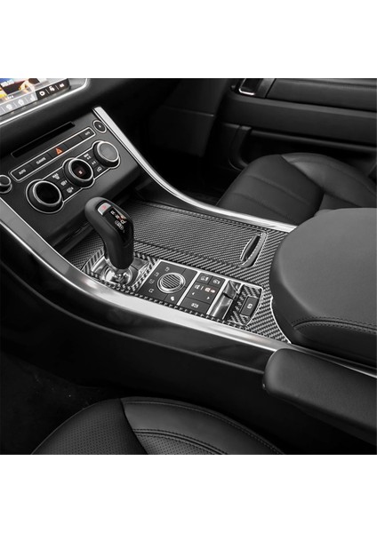 Karbon Fiber Merkezi Konsol Dişli Vites Paneli Kapak Land Range Rover Sport Için Trim 2014-2022 Iç Aksesuarlar (Yurt Dışından) fırsatları