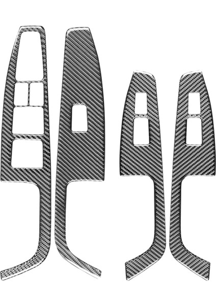 Hyundai Elantra Için Yumuşak Karbon Fiber 2017 2018 2018 2019 2020 Lhd Pencere Anahtarı Panel Kapak Trim Aksesuarları, C (Yurt Dışından)