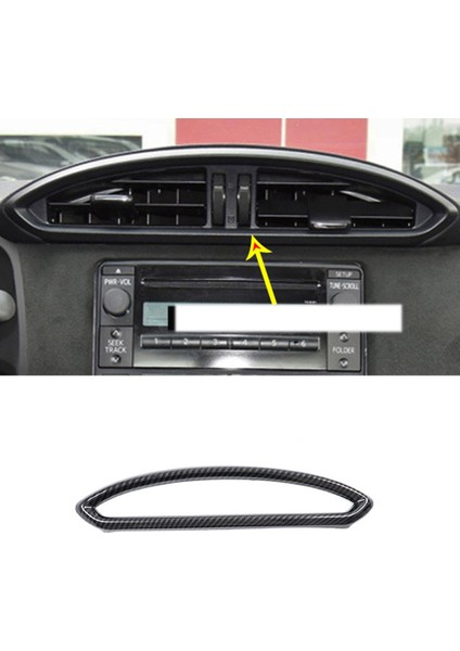 Toyota Için Araba Klima Çıkış Çerçeve Döşeme Şeridi 86 Subaru Brz 2012-2020 Iç Trim Aksesuarları (Yurt Dışından) fırsatları