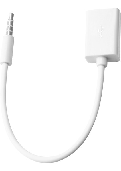 3.5mm Erkek Aux Audio Plug Jack - USB 2.0 Dişi Dönüştürücü Kablo Kablosu Mp3 Akıllı Telefon Cep Telefonu Telefonları Için (Yurt Dışından)