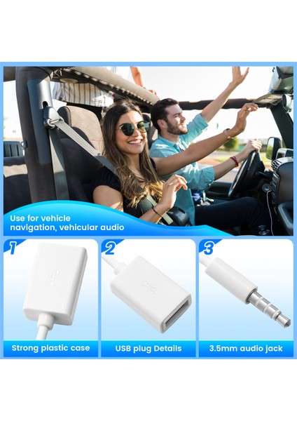 3.5mm Erkek Aux Audio Plug Jack - USB 2.0 Dişi Dönüştürücü Kablo Kablosu Mp3 Akıllı Telefon Cep Telefonu Telefonları Için (Yurt Dışından) indirimleri