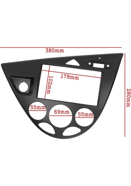 2 Din Araba Çerçevesi Fasya Trim Dash Mounta (Yurt Dışından) fiyatları