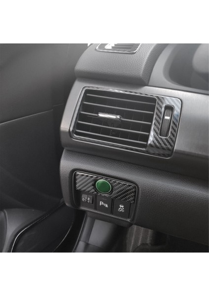 Honda Accord Için Fit 2013-2017 Karbon Fiber Econ Düğme Paneli Kapağı (Yurt Dışından) fırsatları