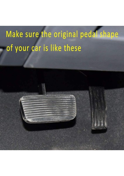 Ford Ranger Everest Için Paslanmaz Çelik Araç Pedalları 2015-2020 Hızlandırıcı Yakıt Gaz Pedalı Pedalı Kapağı Antiskid Pad, 2pcs (Yurt Dışından) fiyatları