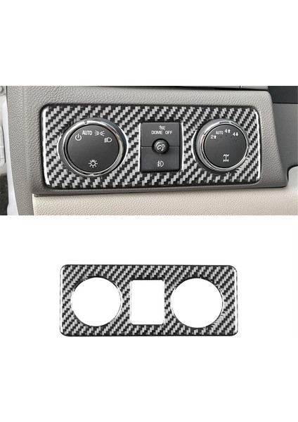 Chevrolet Için Silverado 2007-2013 Karbon Fiber Araç Far Anahtarı Kontrol Düğmesi Çerçeve Döşeme Iç Aksesuarlar (Yurt Dışından) fırsatları