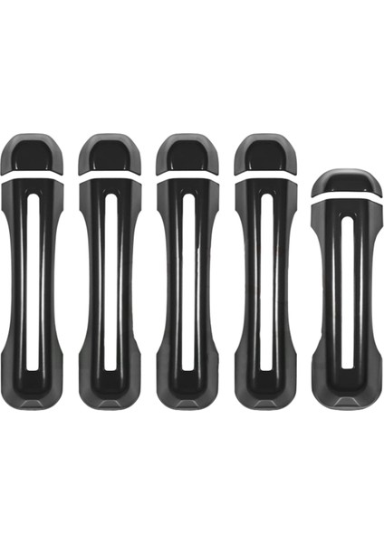Jeep Wrangler Için Jl 2018-2023 4-Doors Bagaj Kapağı Kapı Tutma Tutamak Dekoratif Kapak Döşeme Araç Aksesuarları Abs Karbon Fiber (Yurt Dışından) fırsatları