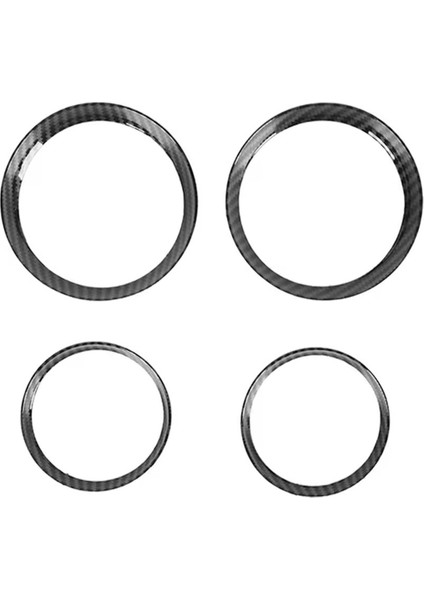 4pcs/set Araba Havası Havalandırma Klima Çıkış Halka Kapağı Karbon Fiber Mini Cooper Için Arayın R56 2006-2013 (Yurt Dışından)