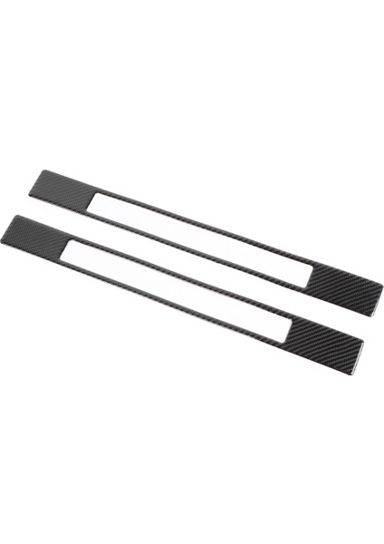 Ford Mustang Için Karbon Fiber Kapı Eşik Scuff Plaka Koruma Etiketi Trim 2015-2019 (Yurt Dışından) modelleri