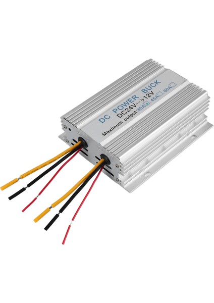 Dc-Dc Aşağı Down Voltaj Dönüştürücü Güç Kaynağı Buck Regülatörü 24V-12V 30A Volt Reducer Transformatör Araç Stereo Için (Yurt Dışından)